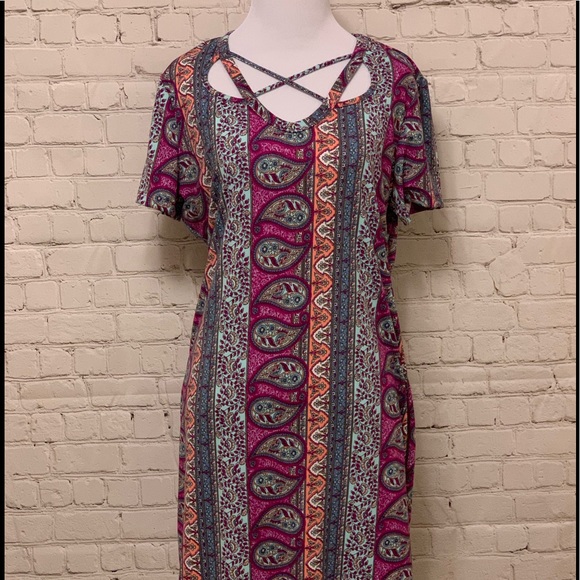 Kristin Nicole Dresses & Skirts - Paisley Print Crisscross Sundress Kristin Nicole Dresses & Skirts - Paisley Print Crisscross Sundress